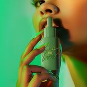 Run The Show Facial Oil - Mood-Boosting Face Oil - Model View - Green - HotChi