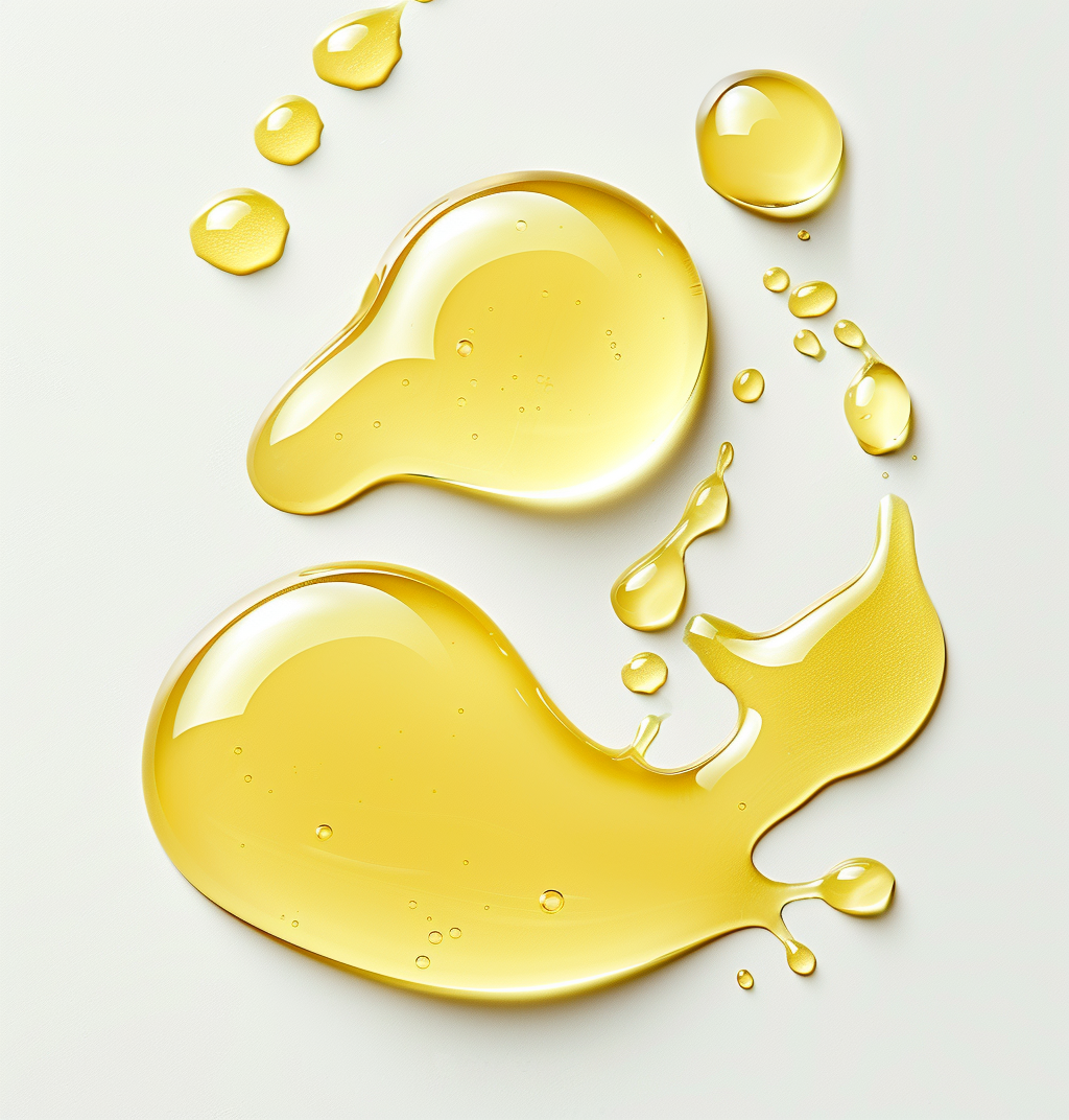 HotChi facial oils arranged on a countertop, showcasing their premium natural ingredients and luxurious packaging