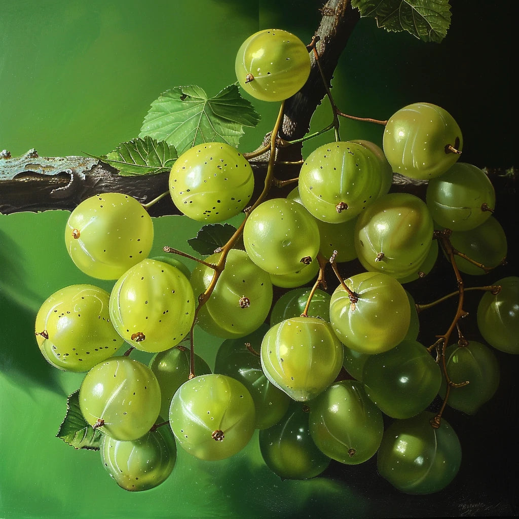 Bunch of amla on a amla tree