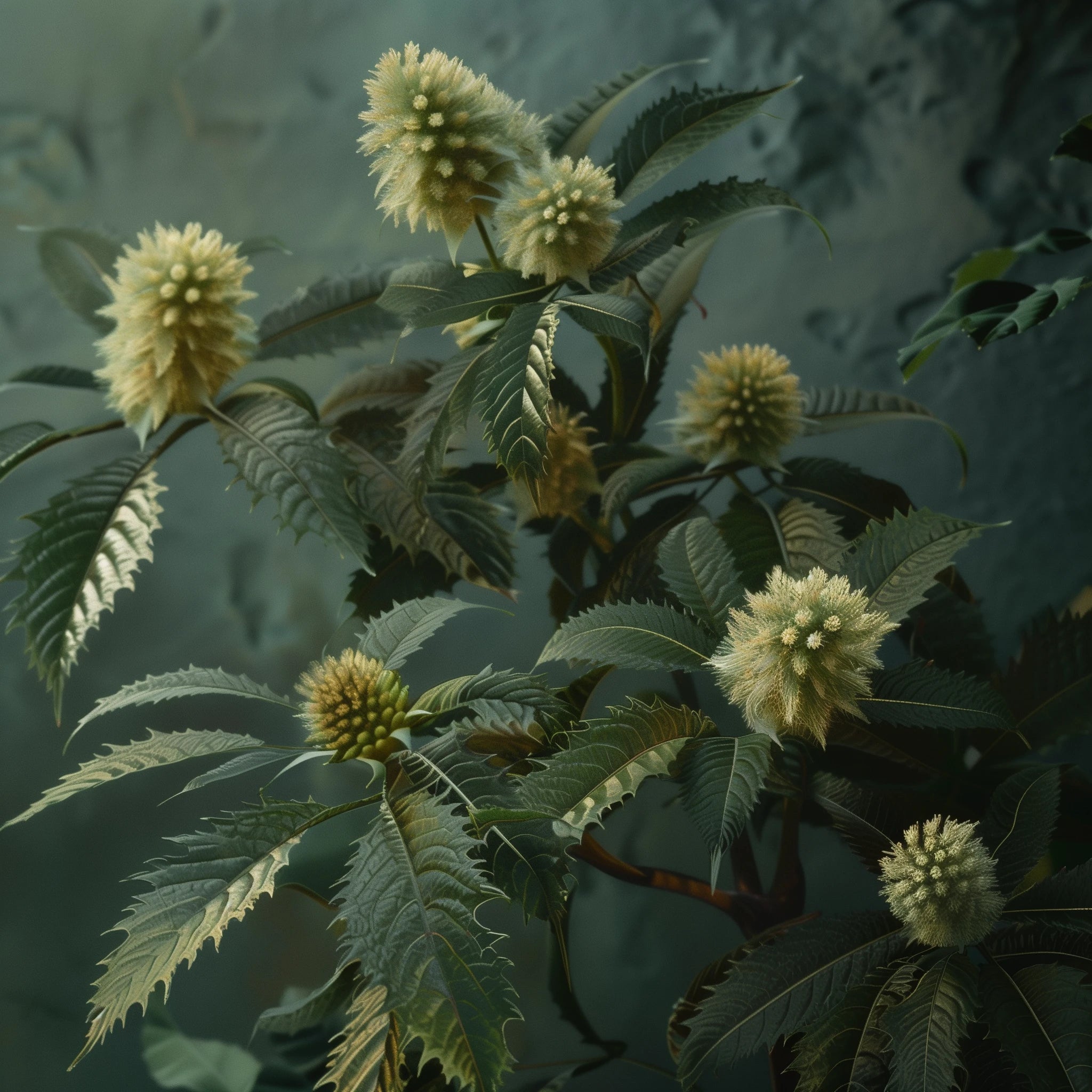 Castor plant in a forest