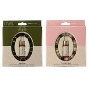 Lava Bead Aromatherapy Bracelet Set- Centre & Happiness