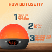 Smart Wake Up Alarm Clock Pro