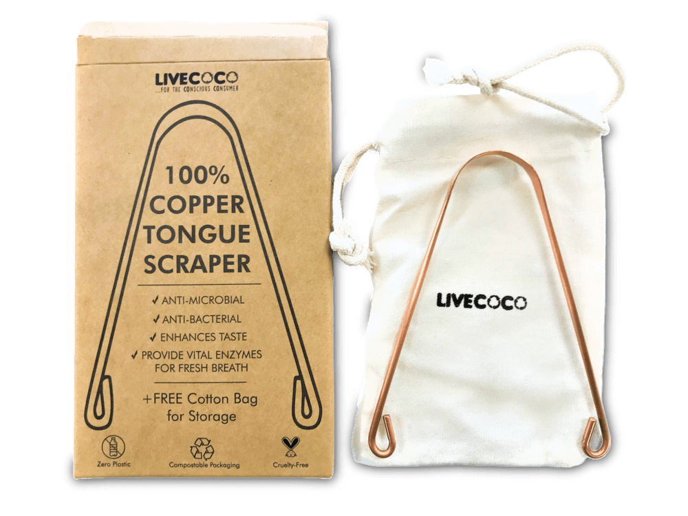Raschia Lingua in Rame Puro (antimicrobico)