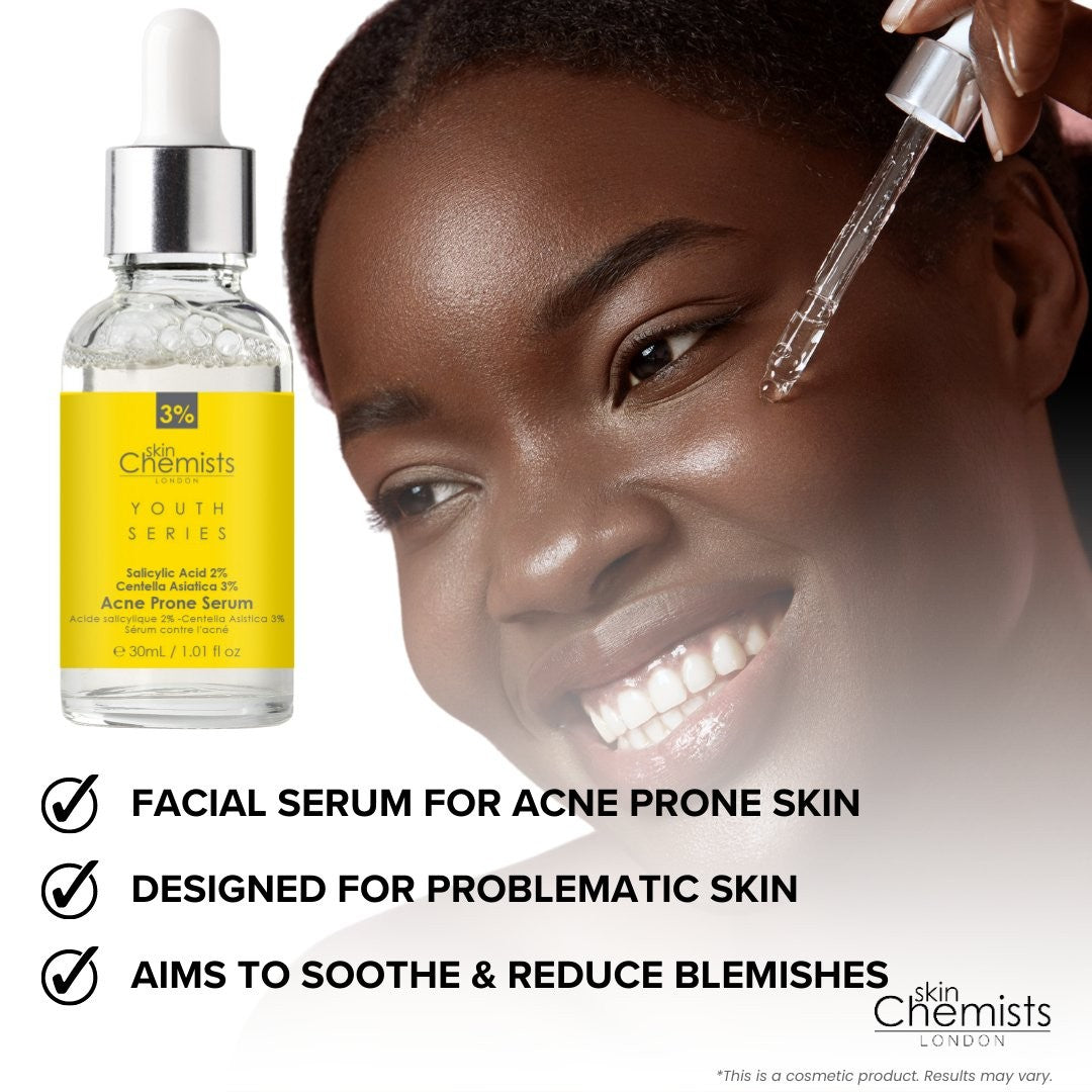 Sérum anti-acné Acide salicylique 2%, Centella Asiatica 3% 30ml