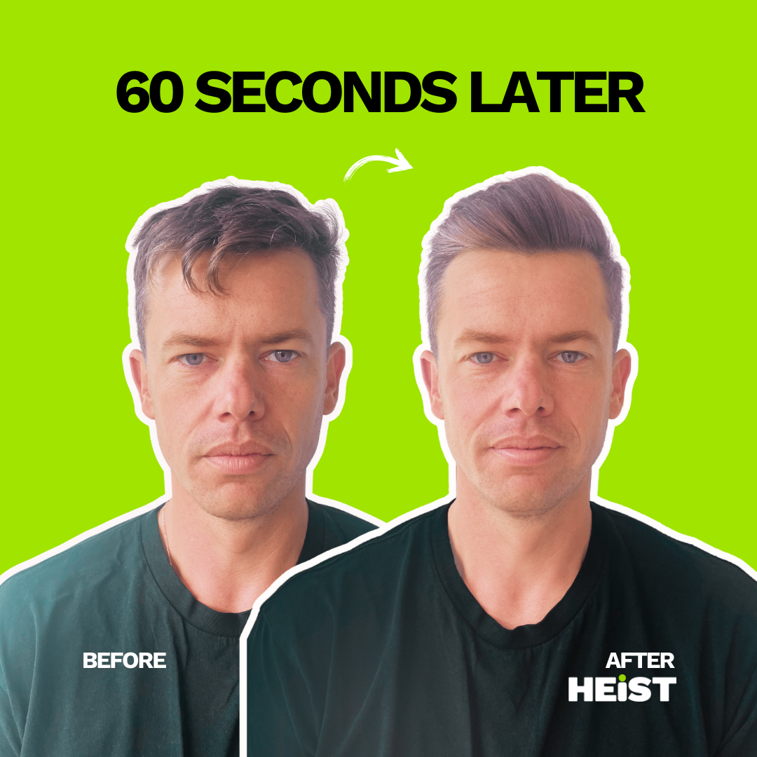 Herrarnas Smart Hårtork & Stylare | Allt-i-ett-kit | Heist 3.0