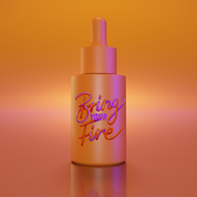 Bring Your Fire Facial Oil -  Mood-Boosting Face Oil - Product View - Orange - HotChi