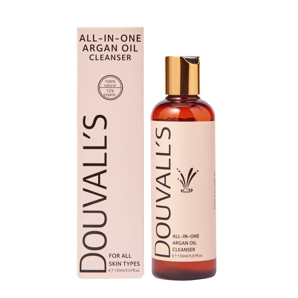 All-in-One Organic Argan Oil Cleanser 150ml | Deep Cleansing and makeup removing