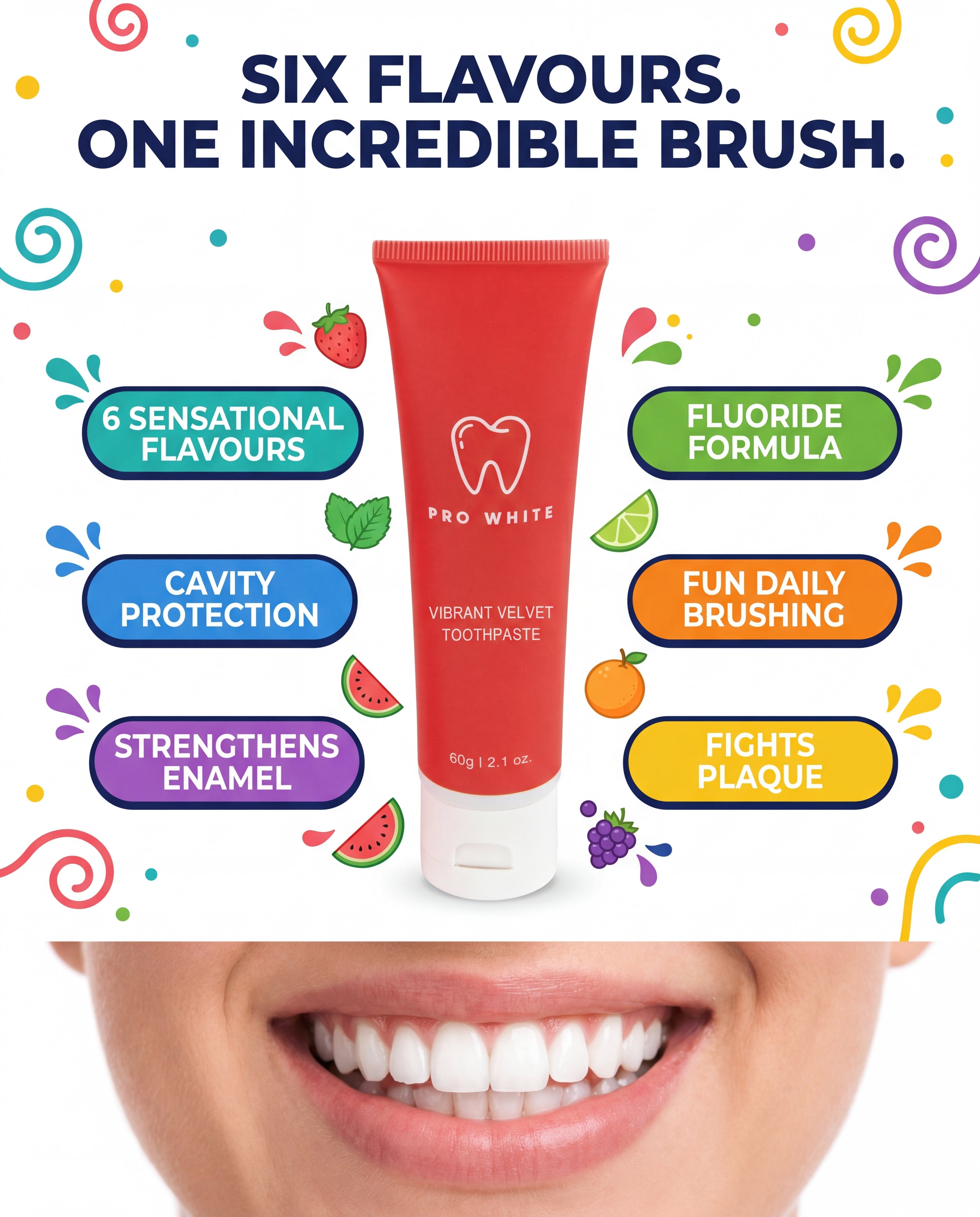 TruFlouride Flavoured Toothpaste