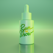 Run the Show Facial Oil -  Mood-Boosting Face Oil - Product View - Green - HotChi