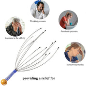 RelaxRilla Scalp & Body Massager – Stress Relief Scratcher