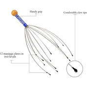RelaxRilla Scalp & Body Massager – Stress Relief Scratcher