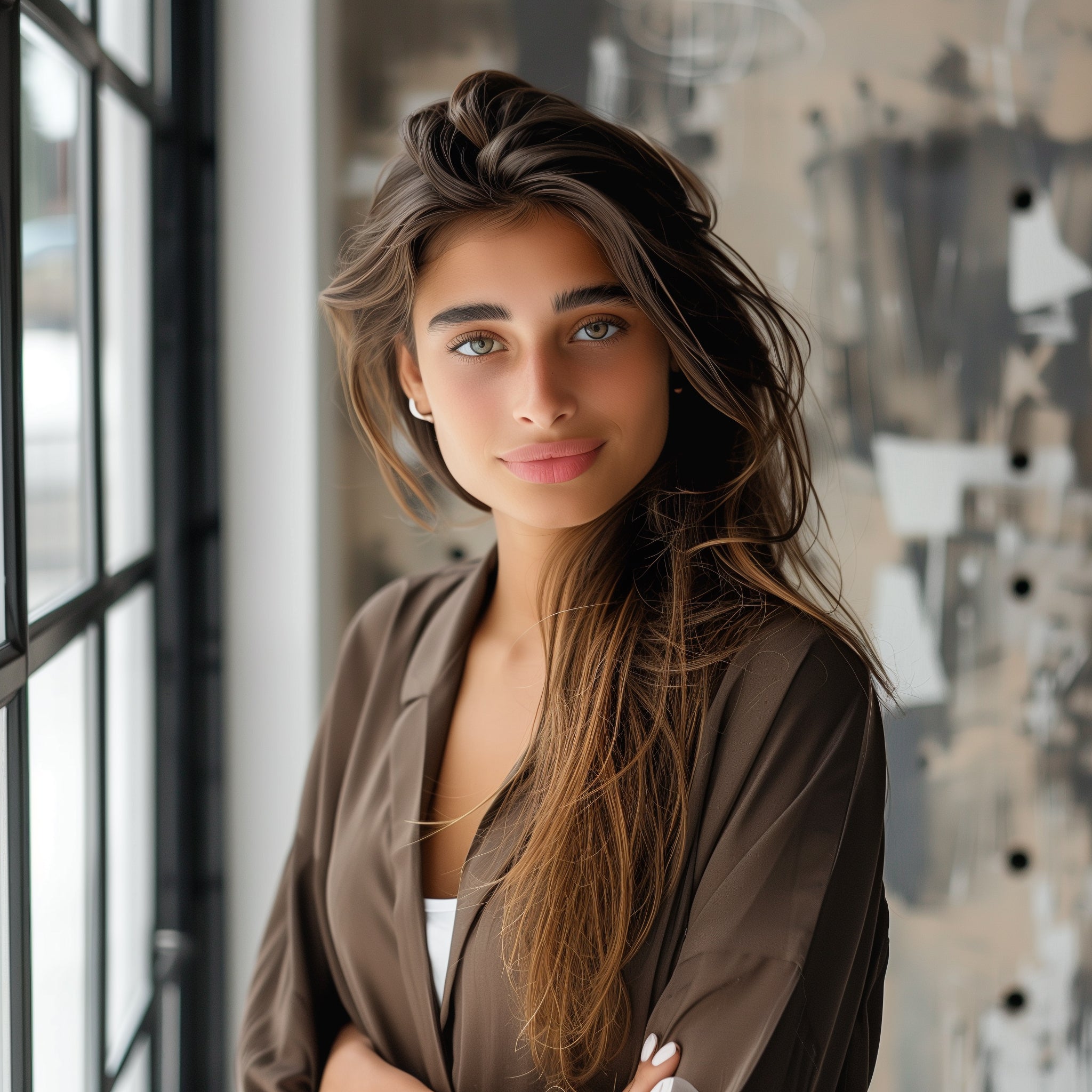 Woman smiling at the camera