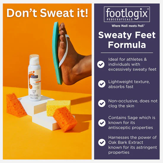 Footlogix Formuła na Pocące się Stopy (125ml)