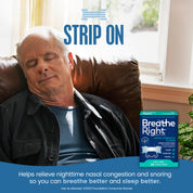 Breathe Right Nasal Strips Extra Strength – Clear & Sensitive-Skin (26 Count)