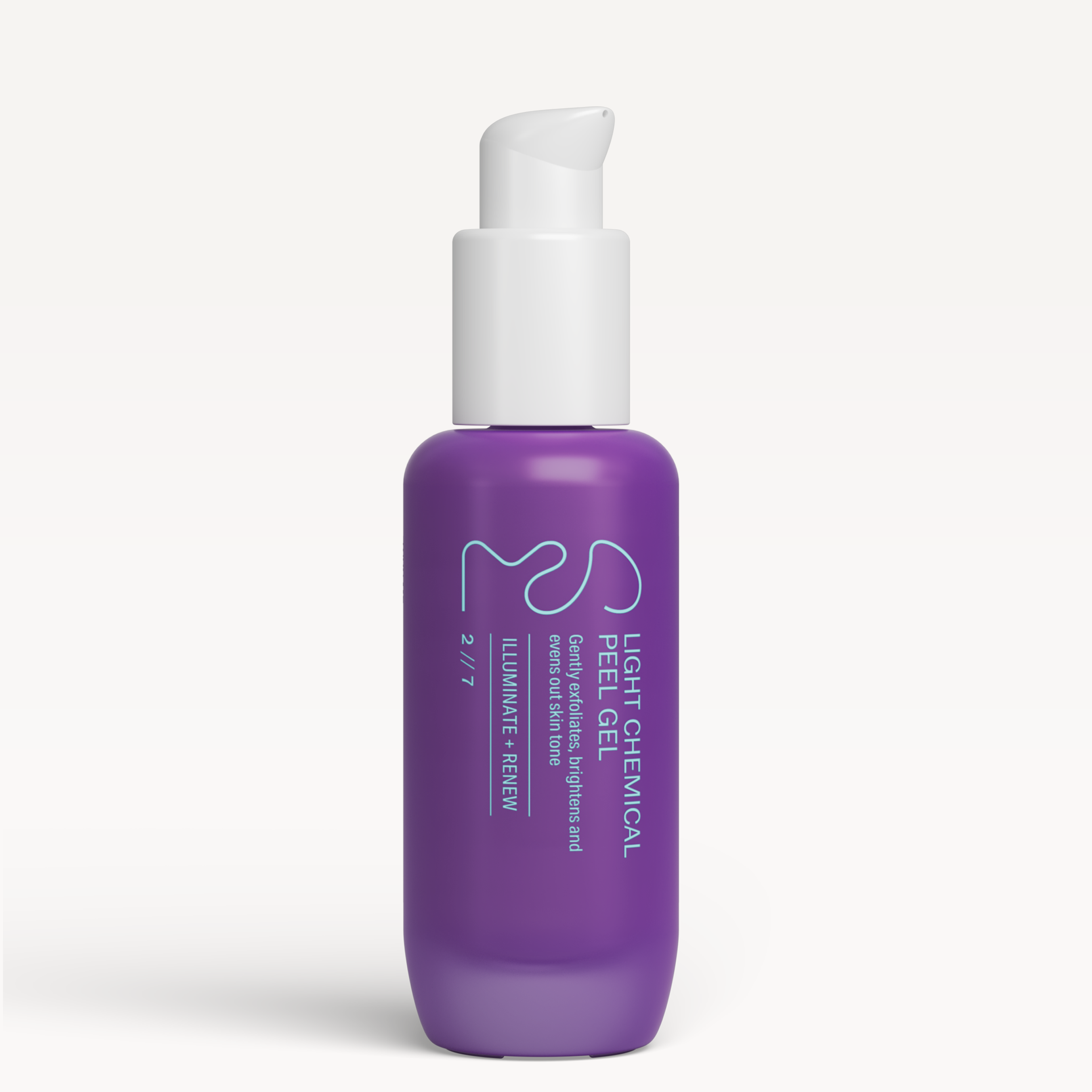 Light chemical peel gel formulated with glycolic, lactic, salicylic, and kojic acids to gently exfoliate and renew the skin’s surface.