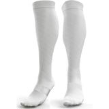 Compression Socks for Women & Men (20-30 mmHg) Knee-High Flight Socks, Calf Support for Travel, Running - Seamless Toe, Padded Heel and Sole