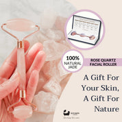 Jade Face Roller - Rose Quartz