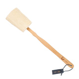 Natural Loofah Brush - Premium Loofah Body Brush with Handle