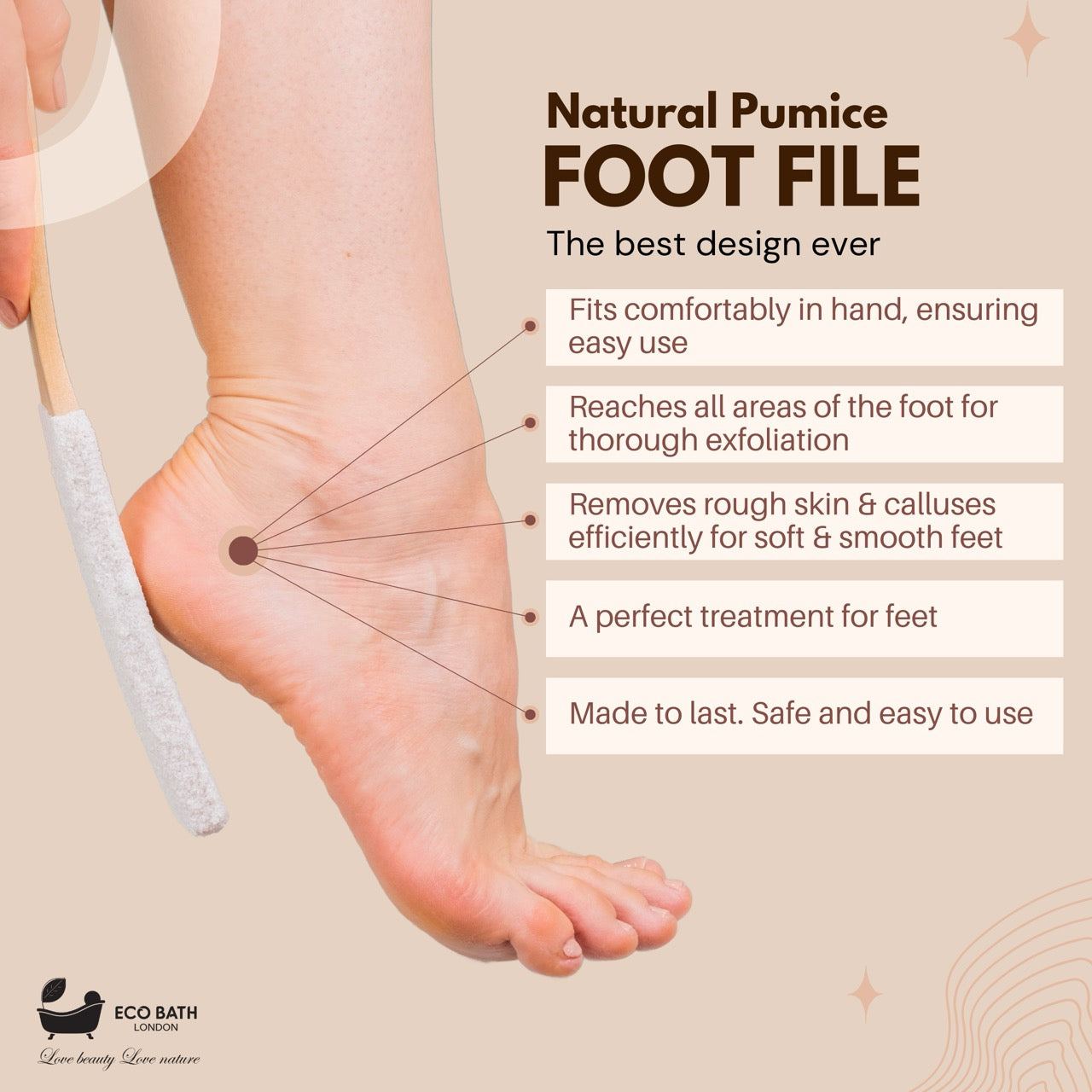 Natural Pumice Foot Files