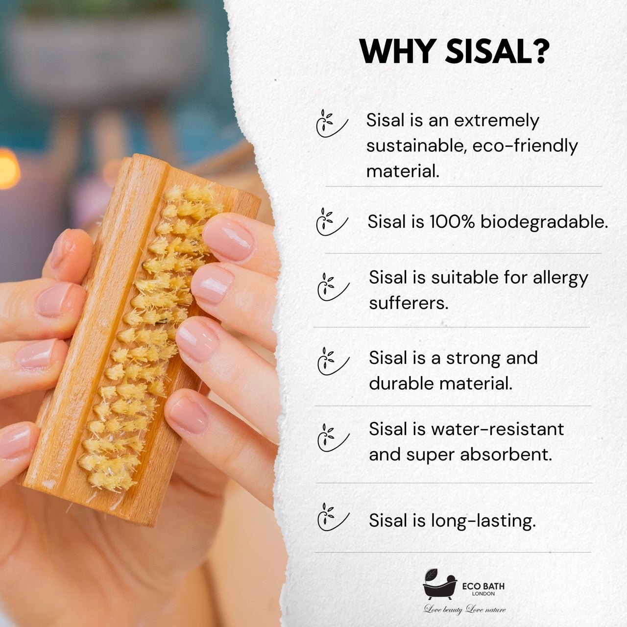 Sisal Nail Brush Collection