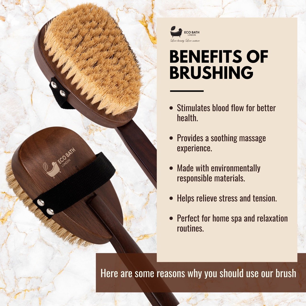 Natural Sisal Walnut Wood Body Brush