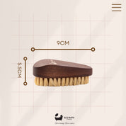 Natural Sisal Walnut Wood Nail Brush
