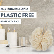 Ramie Bath Puff - Soft Body Scrubber Bath Sponge