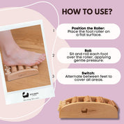 Reflexology Foot Roller | Best to Use Under Work/Study Table