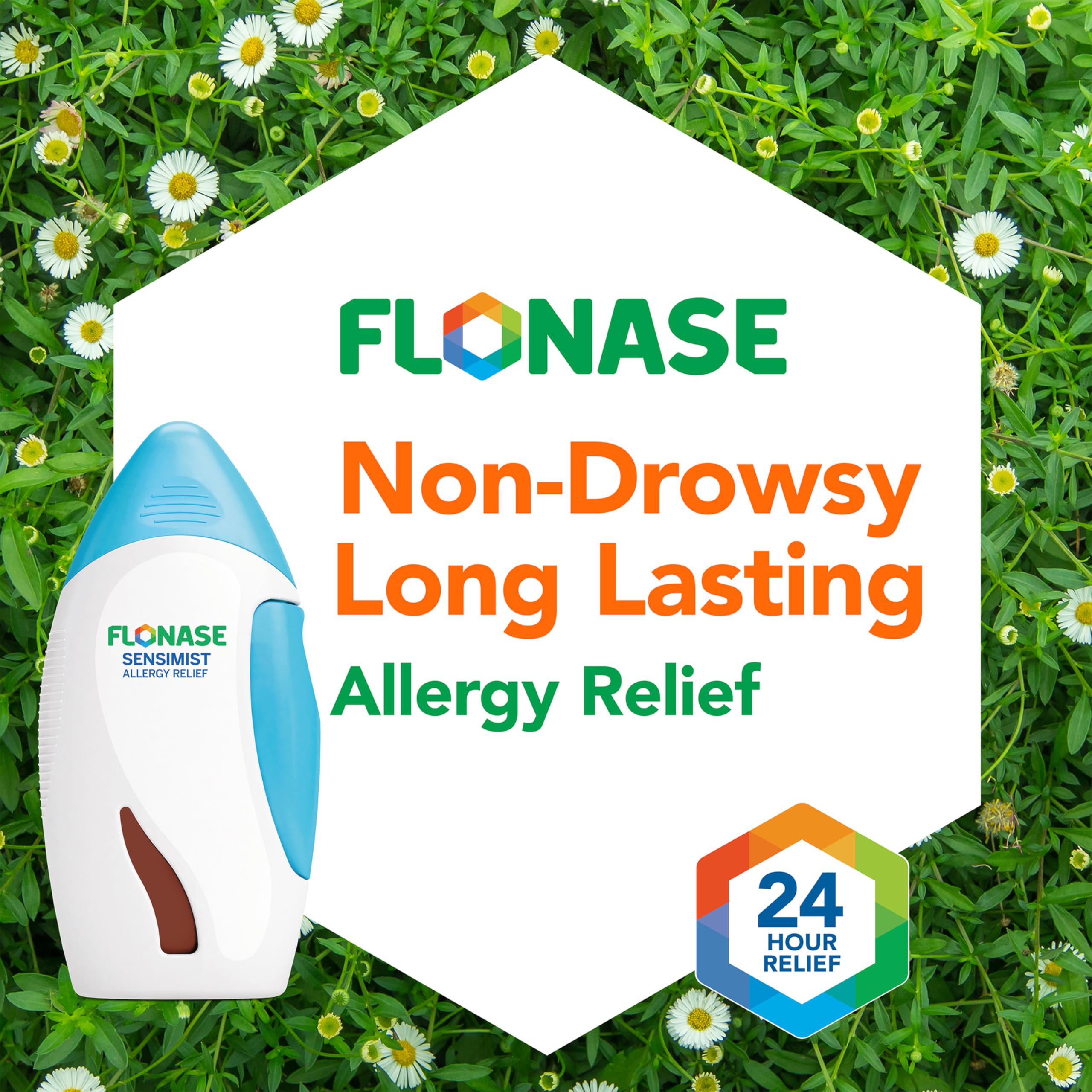 Flonase Sensimist Allergy Relief Nasal Spray – 24-Hour Non-Drowsy (120 Sprays)