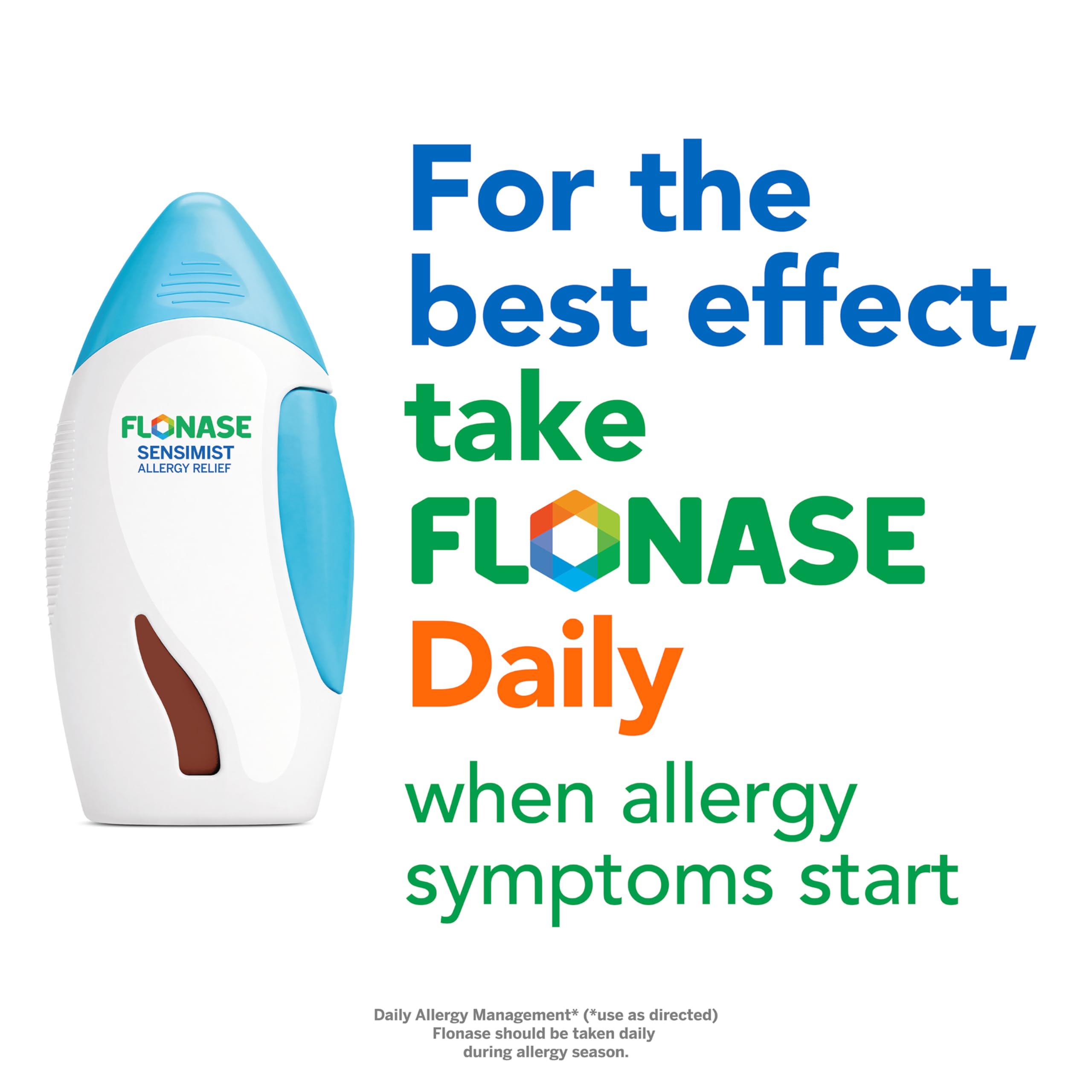 Flonase Sensimist Allergy Relief Nasal Spray – 24-Hour Non-Drowsy (120 Sprays)