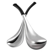 Stainless Steel Ice Globes Facial Massager for Face Cooling and Depuffing - "Stainless steel ice globes facial massager tool for cooling face massage and reducing puffiness