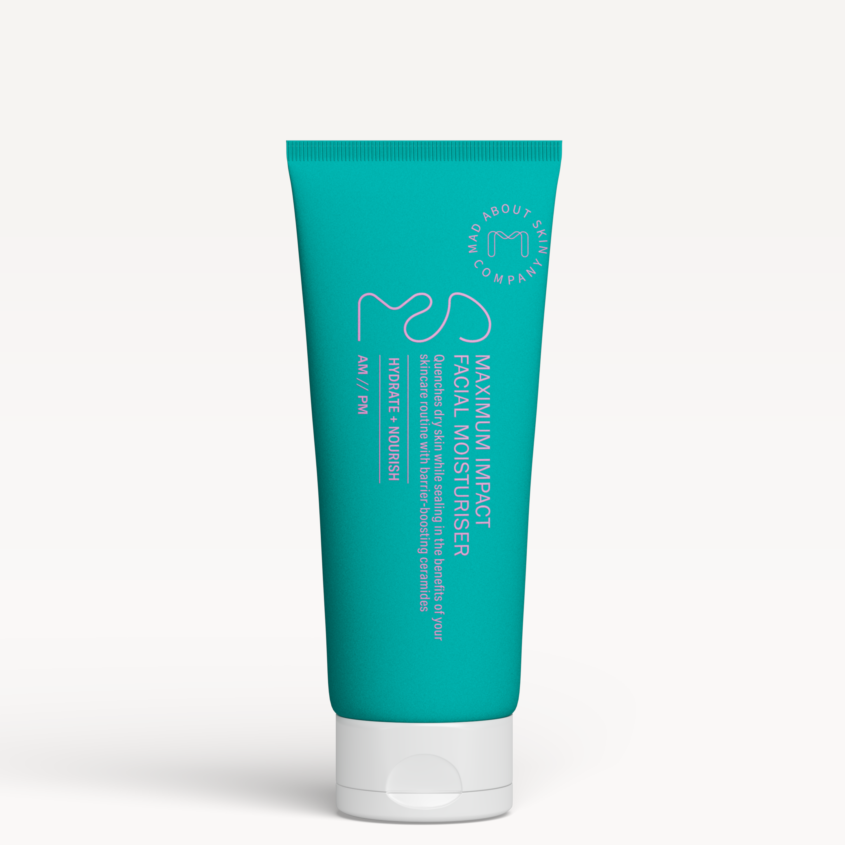 Lightweight ceramide moisturiser designed to strengthen the skin barrier while deeply hydrating and preventing dryness and dehydration.