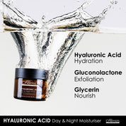 Crème de jour hydratante à l'acide hyaluronique 60 ml