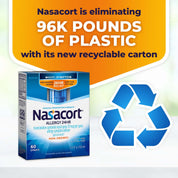 Nasacort 24HR Allergy Nasal Spray for Adults – Non-Drowsy, Alcohol-Free (60 Sprays)
