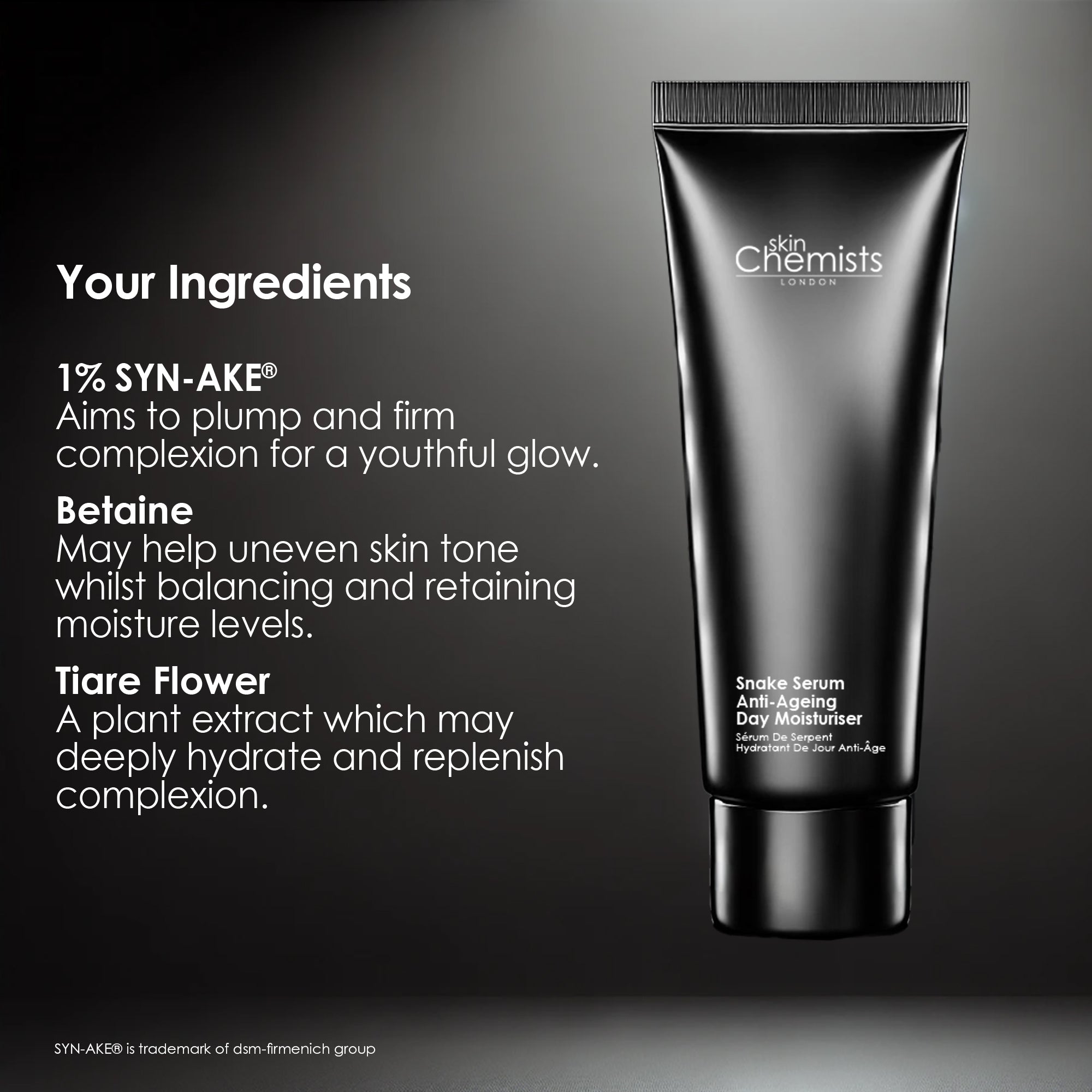 skinChemists Sérum Anti-Âge de Jour au Venin de Serpent 50ml