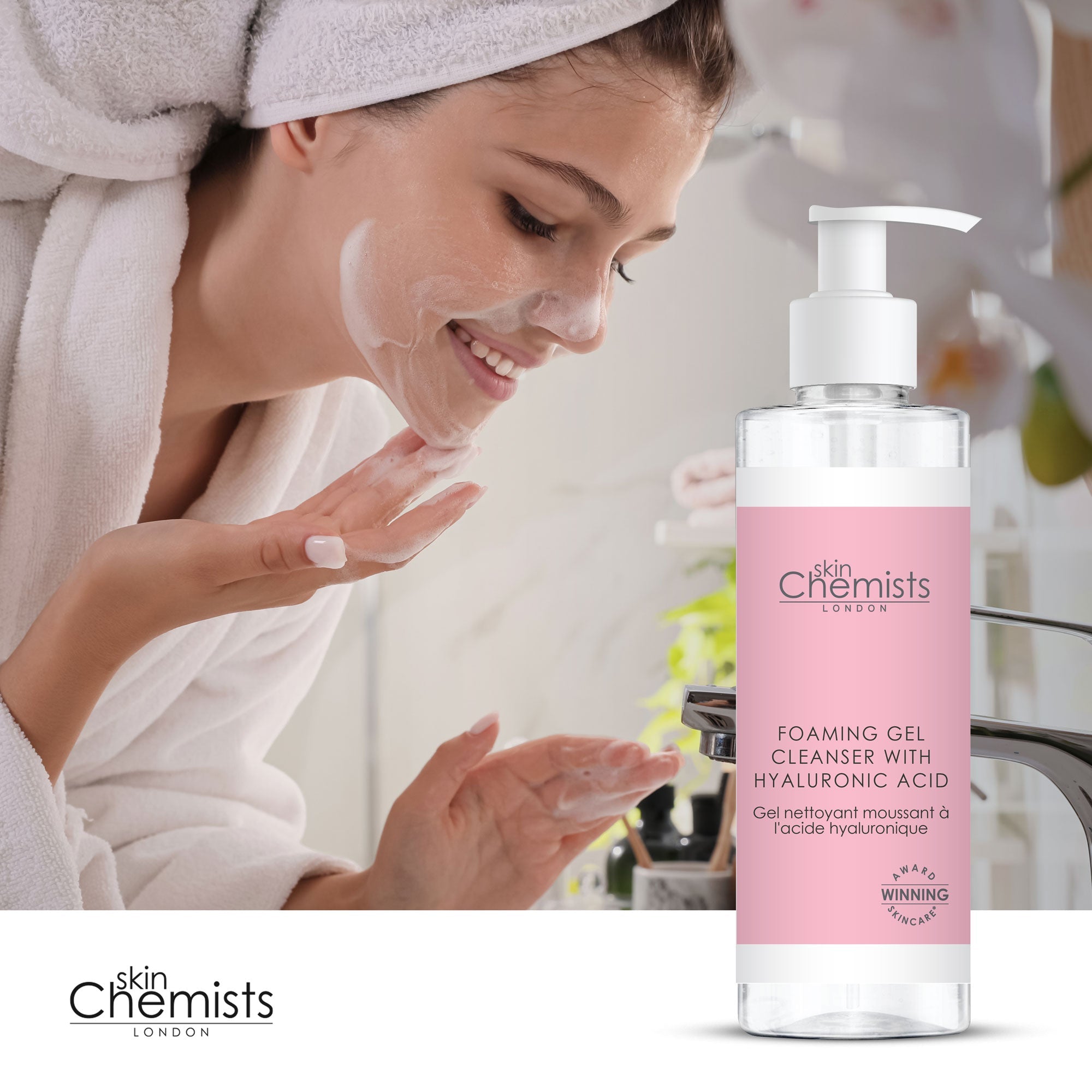 Foaming Gel Cleanser with Hyaluronic Acid 200ml