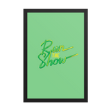 Run the Show Framed Photo Paper Poster