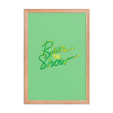 Run the Show Framed Photo Paper Poster