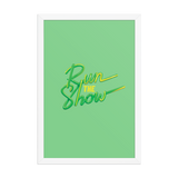 Run the Show Framed Photo Paper Poster