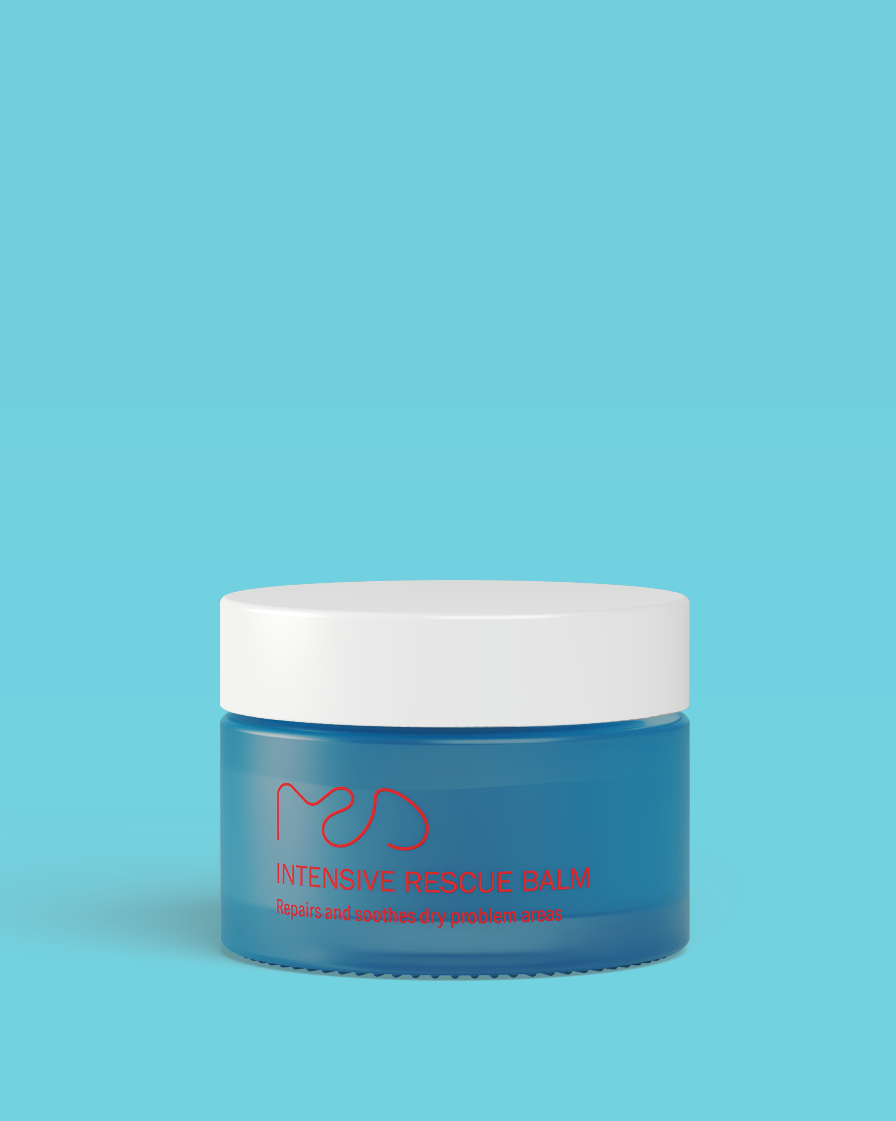 Multi-use skin rescue balm designed to protect and repair dry skin on hands, feet, elbows, and other rough areas.