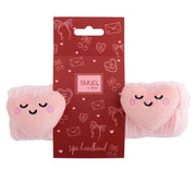 Novelty Spa Headband - Pink Hearts