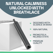 Breathlace product with text highlighting its features on a white background