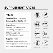 TMG 1000mg (Trimethylglycine)